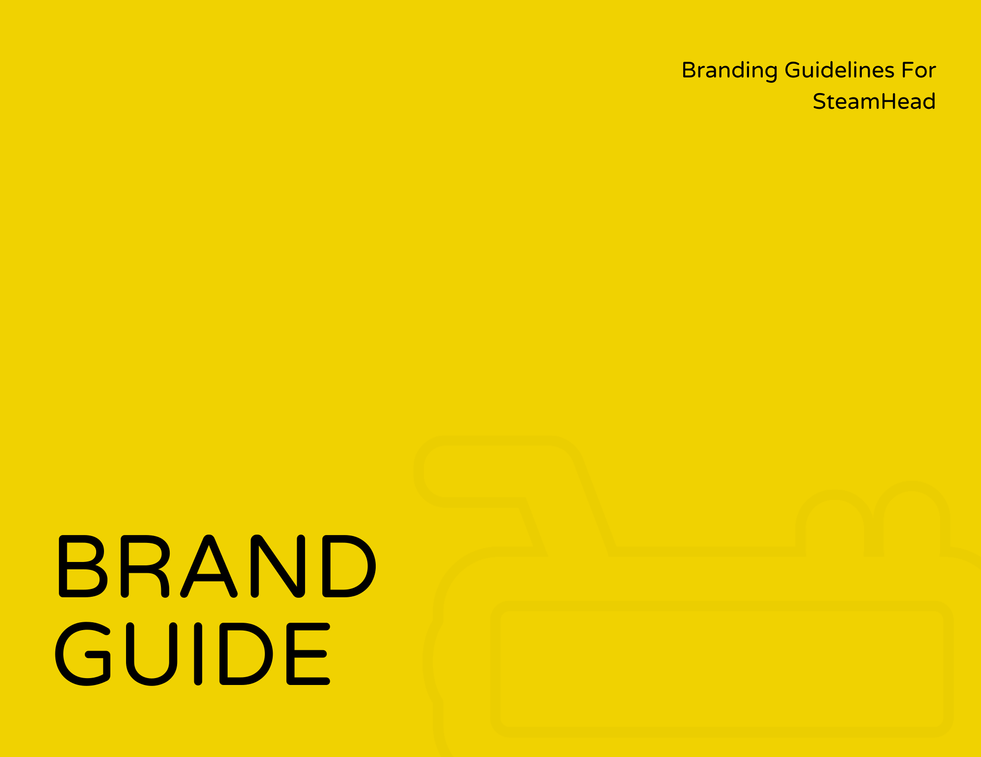 Cover of the SteamHead Brand Guide