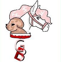 Mascot emblem with GB initials