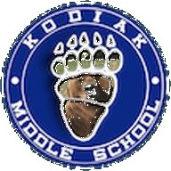 Kodiak Middle School bear paw logo